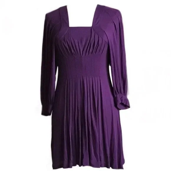 BCBG MaxAzria Keyhole-Back Knit Jersey Dress XS